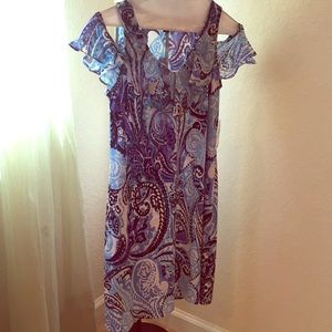 Paisley print dress